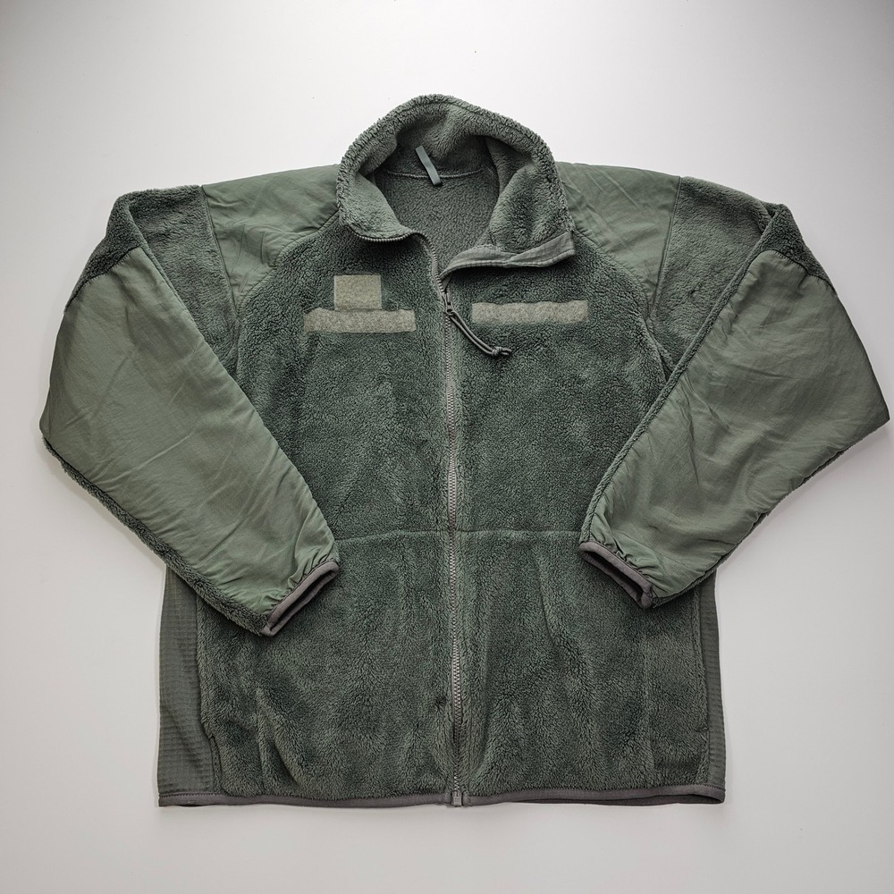Peckham US Military ECWCS Gen III L3 Polartec Fleece Jacket Green Medium Long‎